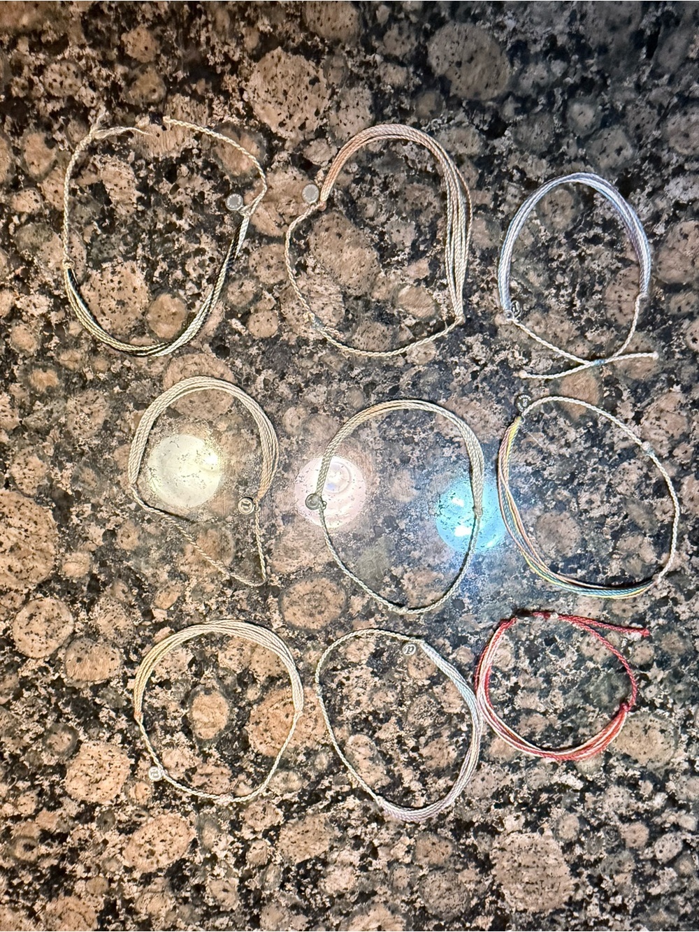 9 (nine) Pura Vida bracelets